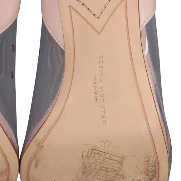 Sophia Webster Daria 100 Womens Sz 9.5 US Snake Print Leather Pointed Toe Pumps - Picture 10 of 10